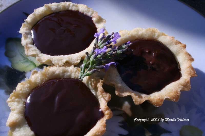Lavender Chocolate Tart